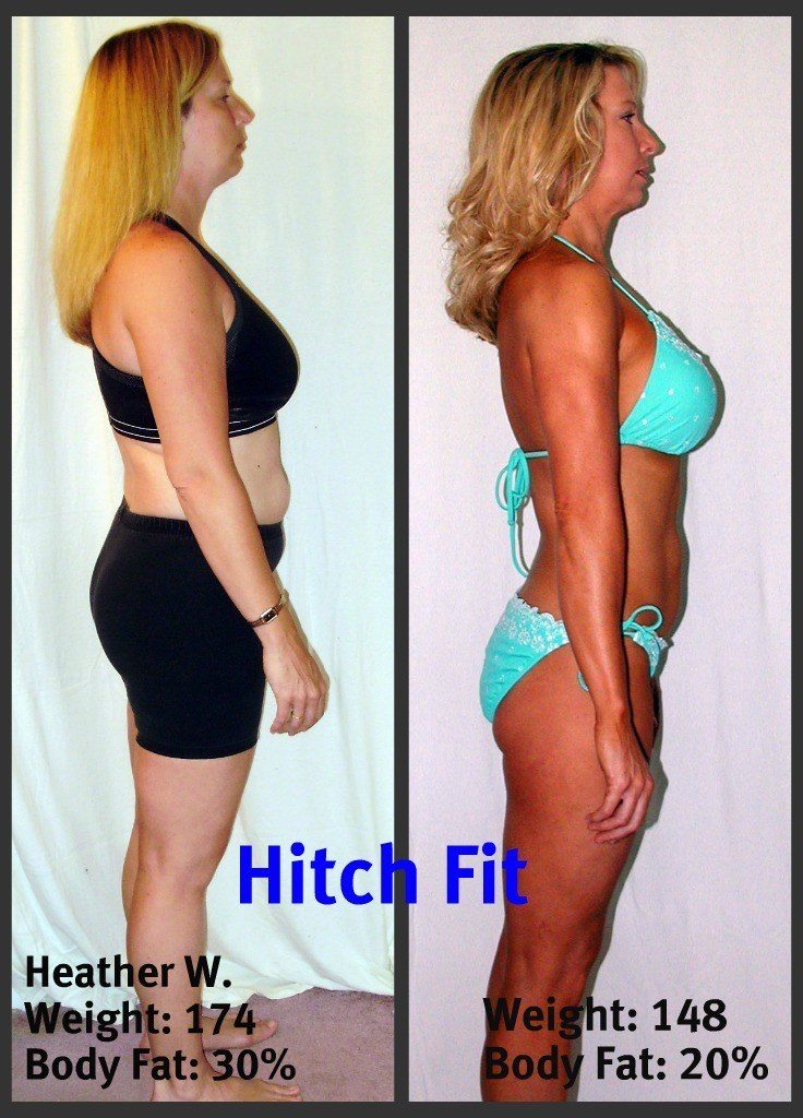 Heather W. Before and After Side