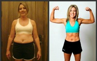 Cynthia before and after front