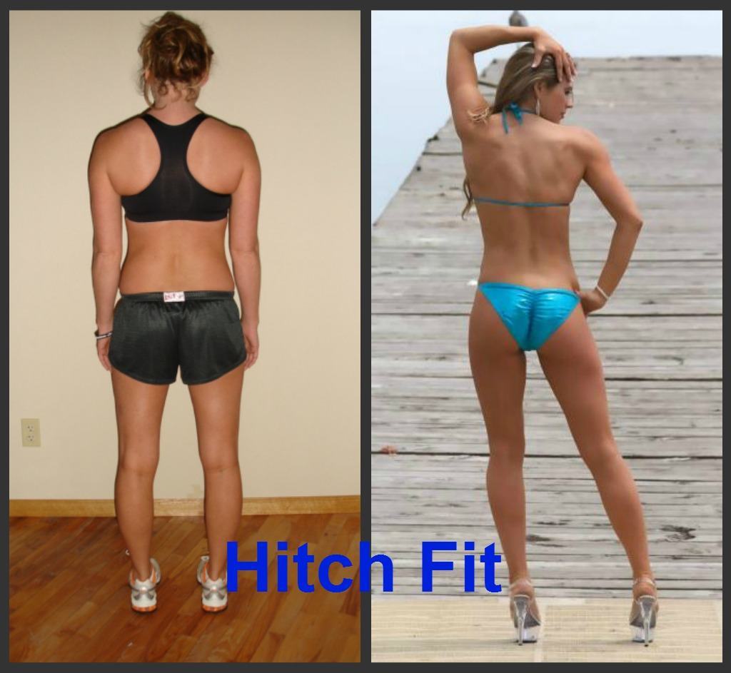 Stephannie Before and After Back female, Competition Prep, under 20 pounds lost, less than 20% body fat lost