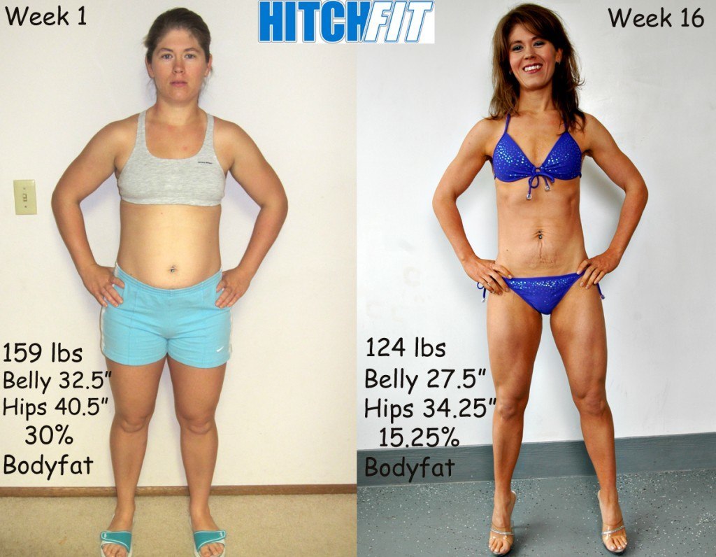 Christine 1 female, Couples Bootcamp, over 30 pounds lost, less than 20% body fat lost