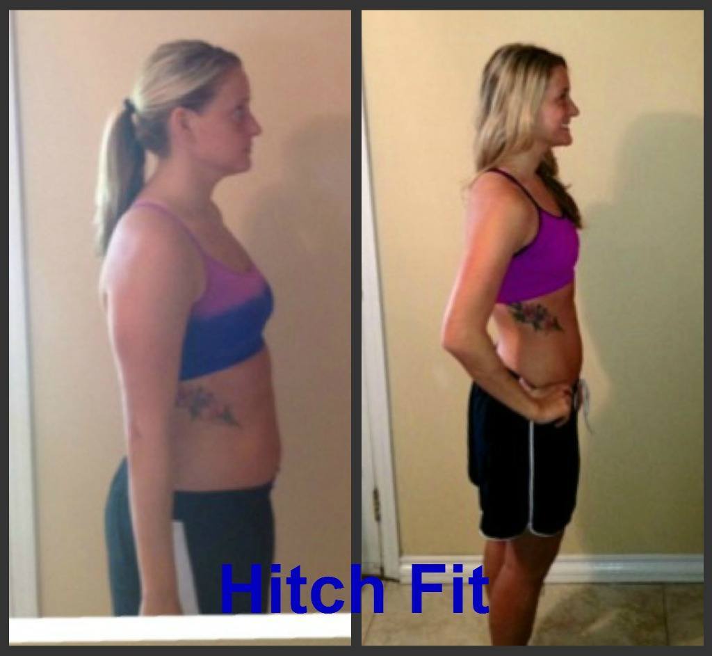 Kristen M. Side Before and After