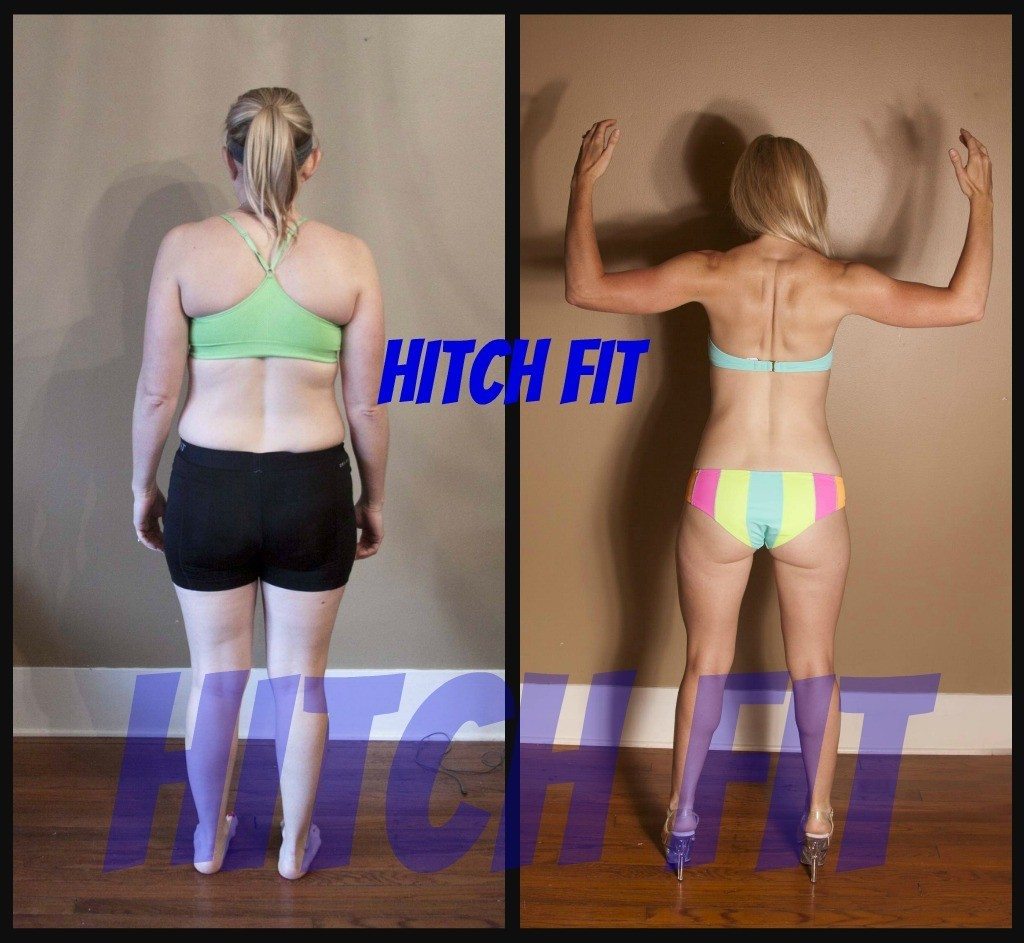 Sara before and after back