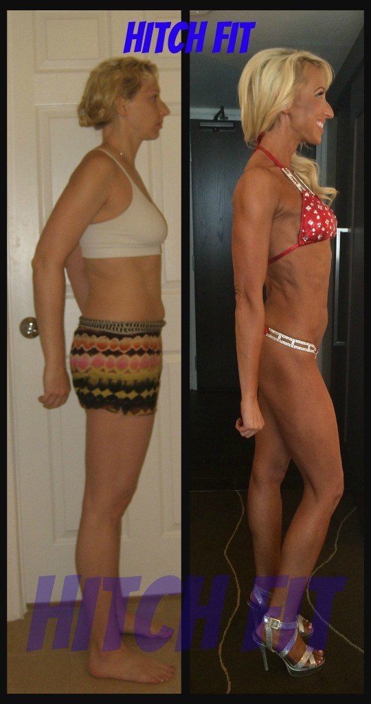 Kristen J. before and after side