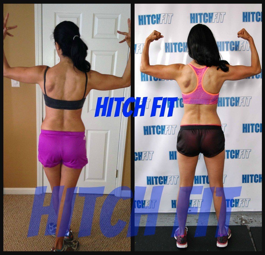 Alma before and after back competition