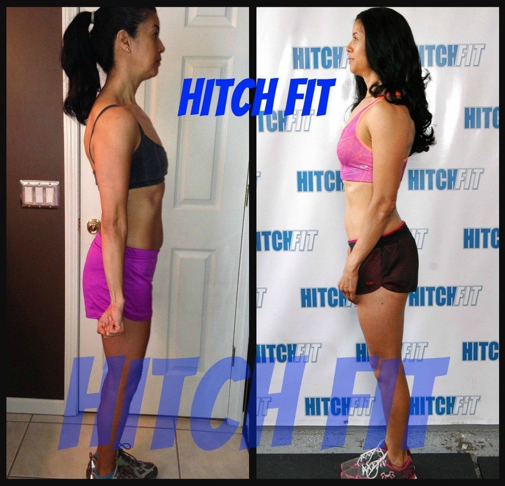 Alma before and after competition side
