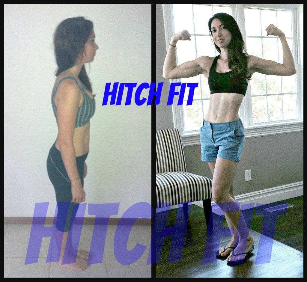 Monica C. before and after side