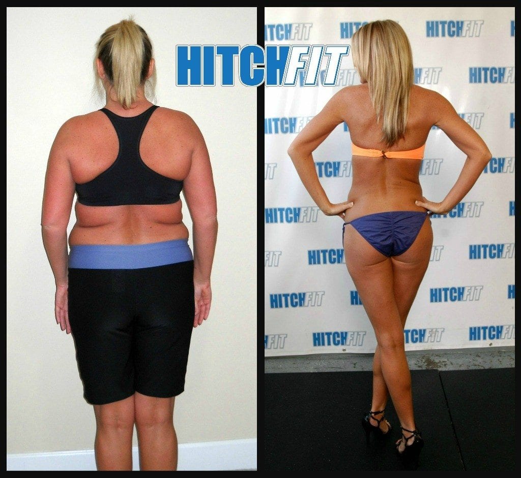 Beckie Mason before and after back pix