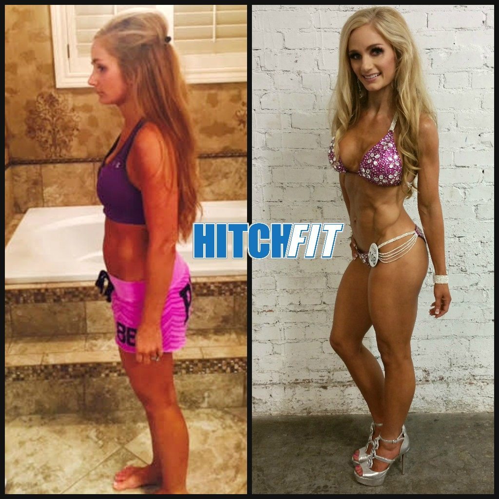 Fitness Model Competition Plan - Before and After Photos Mom of 4 Kristin