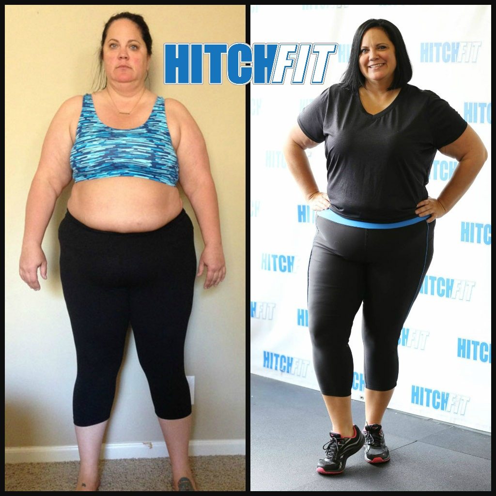 Best Online Weight Loss Plan - Before and After Weight Loss Sabrina lost 33 pounds with Hitch Fit! 