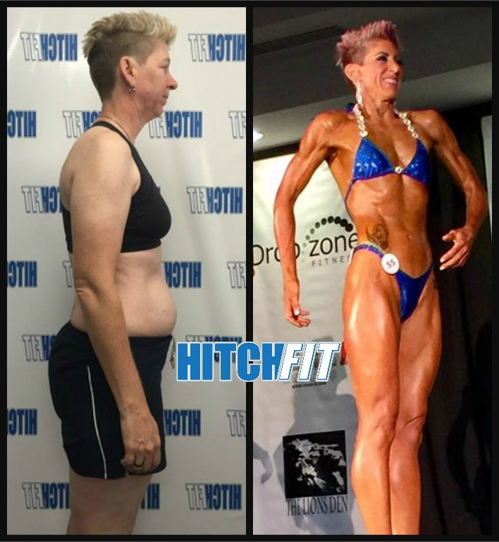 Fitness Model Plan - Fit over 40 - 44 Pound Weight Loss Before and After