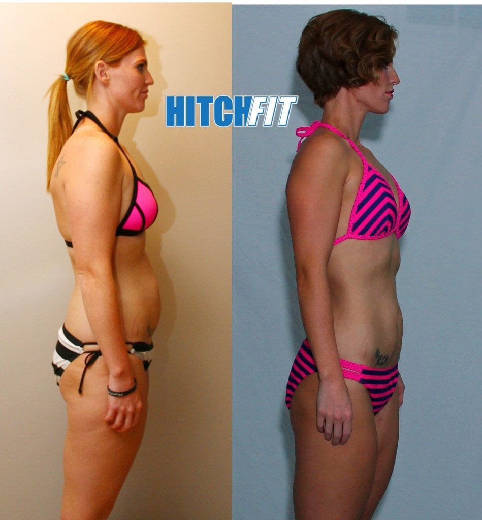 Online Personal Training Plan teaches healthy lifestyle - before and after photos