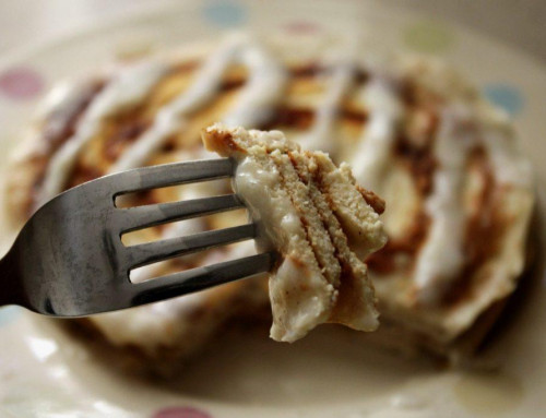 Cinnamon Roll Protein Pancake Recipe