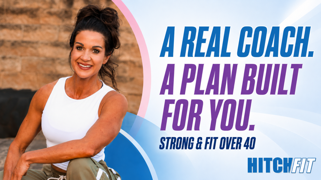 Get STrong and fit over 40 with a real coach and not AI